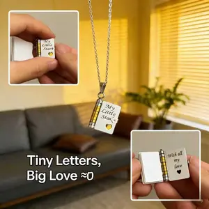 “This Tiny Book Locket Says ‘My Little Star’ — The Sweetest Gift She’ll Keep Close ”