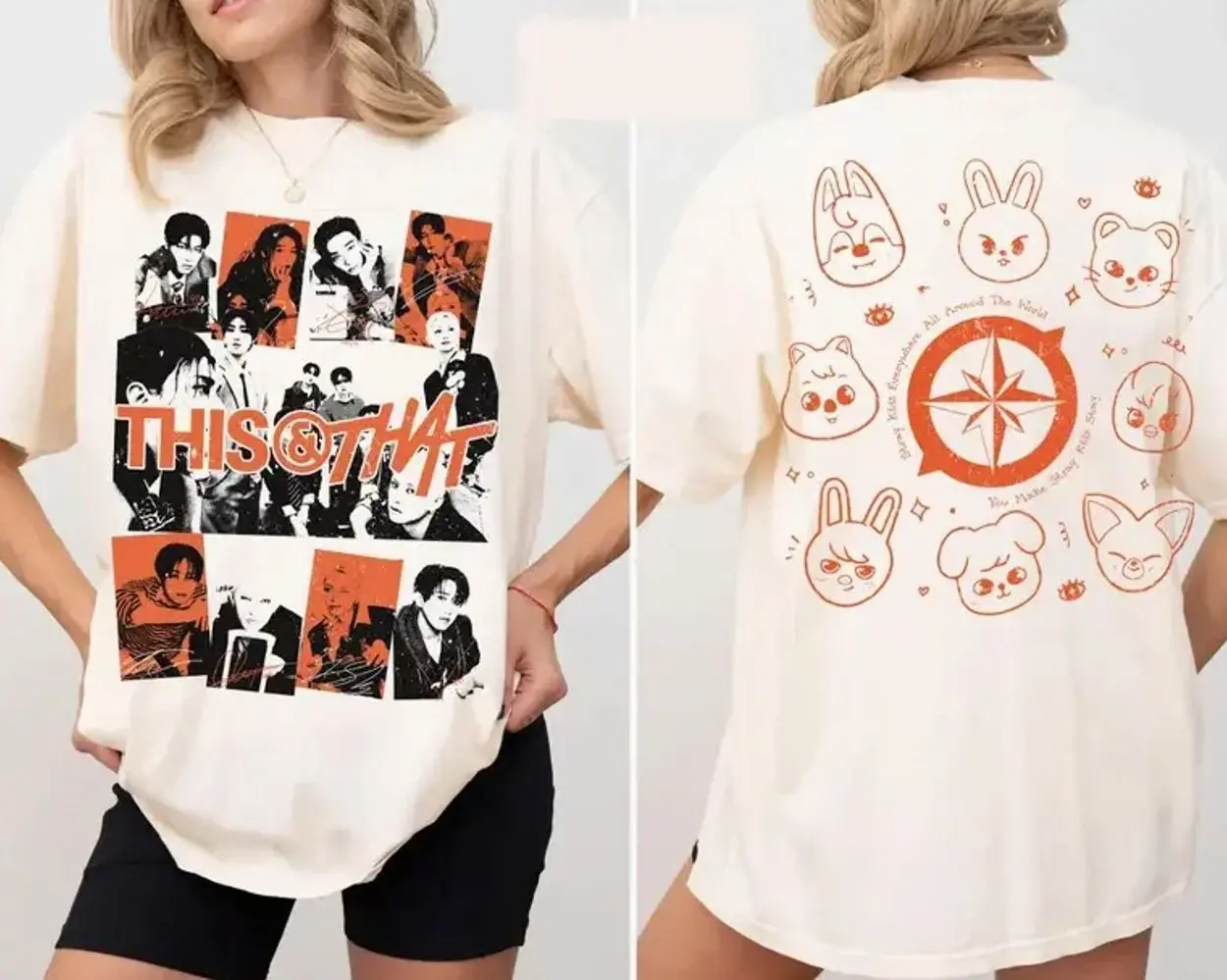 SKZ World Tour Run It Shirt, This And That, Retro Streetwear Tee, Music Fan Shirt, Unisex Gift GAY