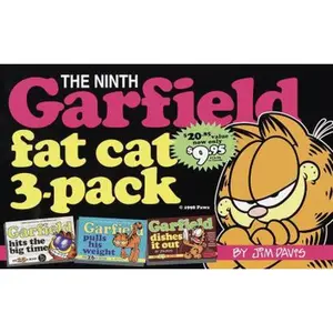 USED-Garfield Fat Cat 3-Pack #9: Contains: Garfield Hits the Big Time (#25); Garfield Pulls His Weight (#26); Gar field Dishes it Out (#27) by Jim Davis (Paperback)