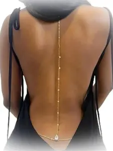 Rhinestone Decorated Body Chain, Fashion Body Jewelry for Party, Chic Body Jewelry, Daily Clothing Decor, Trendy All-match & Exquisite Jewelry for Birthday Gift