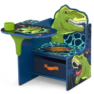 Certified Green Dinosaur Desk Chair with Storage Bin Certified Green Dinosaur Desk Chair with Storage Bin