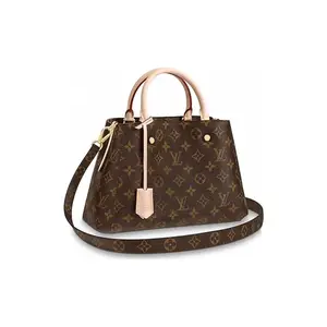 Pre-owned Louis Vuitton canvas Crossbody Bags Montaigne BB Monogram Top Handle Crossbody Handbag For Women