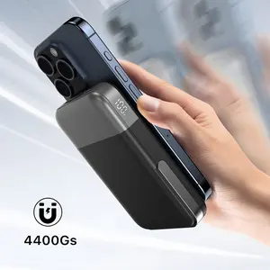 Magnetic Power Bank, 10000mAh Portable Charger, 22.5W Fast Wireless Battery Pack with LED Display, Portable Phone Charger with Stand, for iPhone 15/14/13/12 Series