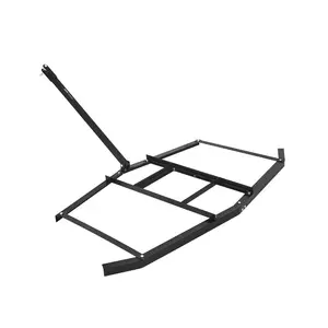 fathersdaygift VEVOR Drag Harrow, 74 Width Tow Behind Drag Harrow, Q235 Steel Driveway Grader with Adjustable Bars Pin Hitch, Support up to 50 lbs, Tractor Driveway Harrow for ATVs, UTVs, Garden Lawn Tractors
