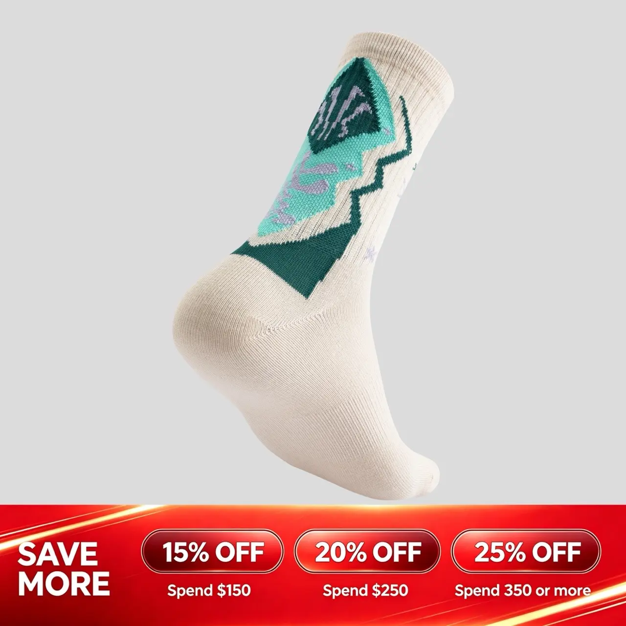 [Back to School] ANTA KAI Crew Socks Polyeste Cotton  Menswear Black Khaki Green Gray White Ivory BTS
