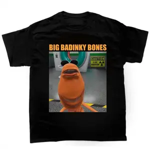 Big Badinky Bones Marcus The Worm Meme Shirt, Viral Funny Graphic Tee, Trendy Internet Streetwear Cotton T-Shirt