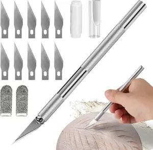 Premium Bread Lame Scoring Tool Kit – Stainless Steel Dough Scorer with 11 Blades, Safety Cover, Finger Sleeves & Pattern String – Precision Tool for Artisan Sourdough Bread Baking