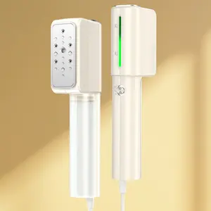 Jack ＆ Rose Dual Voltage Travel Portable Mini Steamer,110-230V,0.9 Ib Light,9 * 2.6in Small Mini Travel Size,Steamer Iron 2 in 1,15s Heat-Up,Ceramic Heat Panel,For Global ＆ Europe Traveling