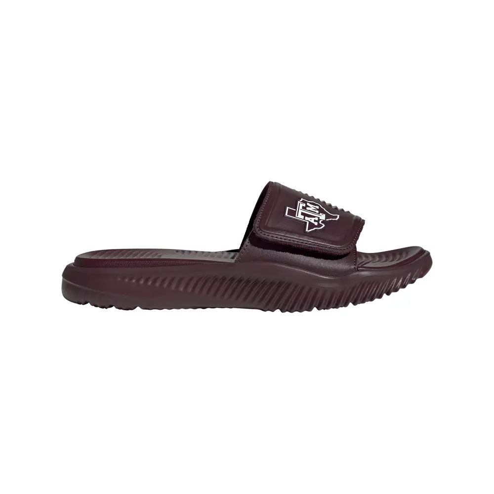 adidas Mens Texas A&M Alphabounce Slide 2.0 Casual Sandals Casual - Red