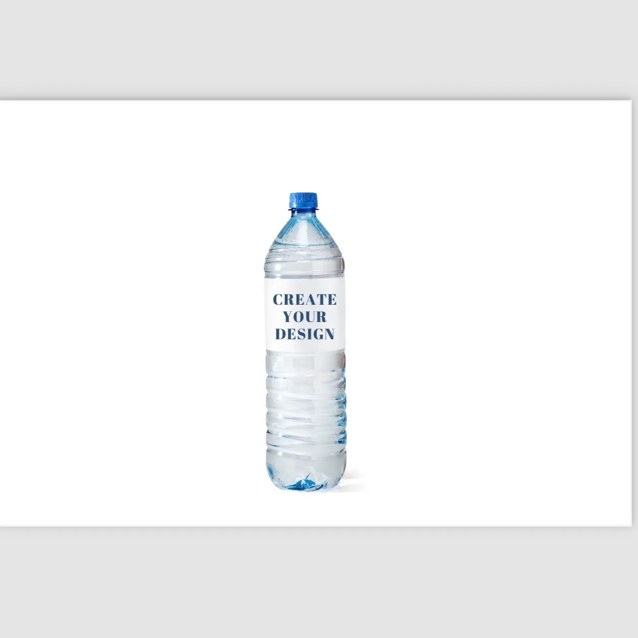 Customizable Water Bottle Label for Personalized Drinks - Cup, Drinkware