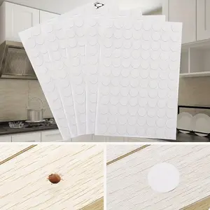 Self-Adhesive Screw Hole Covers - Stickers for Furniture, Cabinets, Walls - Multi- Decorative Caps, Self-Adhesive Screw Hole Stickers, Easy Install