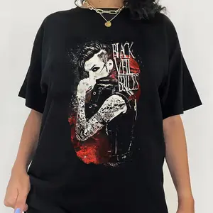 Andy Biersack T-Shirt Black Veil Brides Lead Singer Graphic Tee TE037