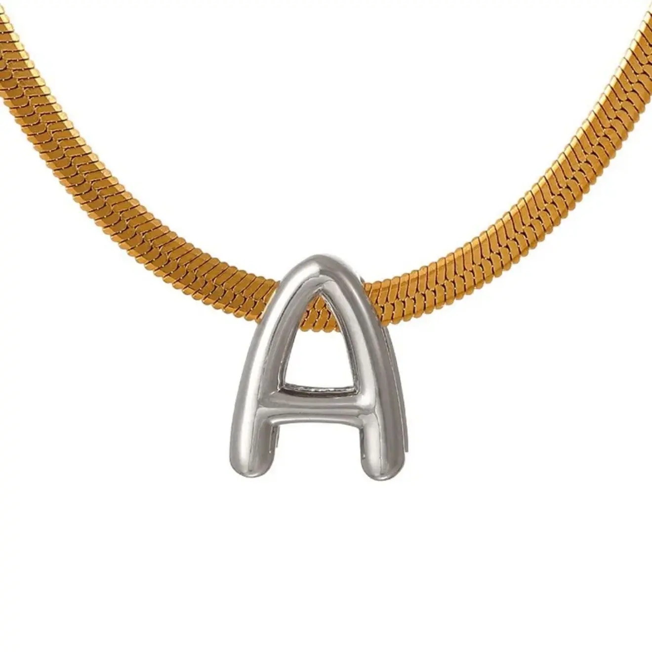 LETTER CHARM NECKLACE