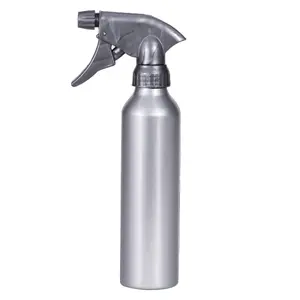 Soft 'N Style 10oz Silver Aluminum Adjustable Spray Bottle, Home Supplies Storage Bottle for Organizing