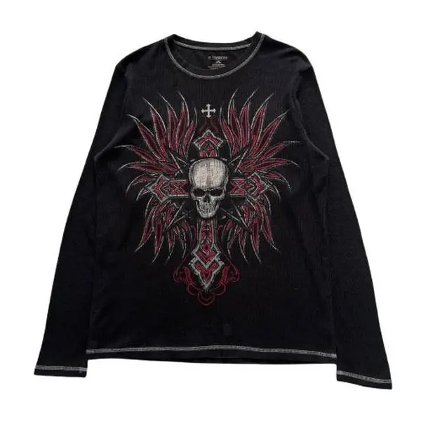 thermal long sleeve y2k - TikTok Shop