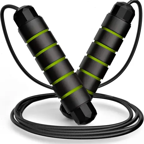 Buy 2 save 1.99! Adjustable Pro Speed Jump -Ball Bearing Swivel, Tangle-Free, Quick-Adjust, Ergonomic Grips | Home Gym Equipment，#Summervibes Skipping Cyclone Rope Home Workout Equipment Exercise Equipment For Home Fitness Jump Rope Home Workout Equipment