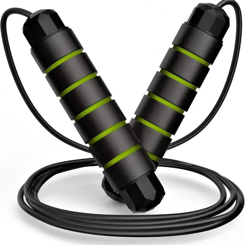 Buy 2 save 1.99! Adjustable Pro Speed Jump -Ball Bearing Swivel, Tangle-Free, Quick-Adjust, Ergonomic Grips | Home Gym Equipment,#Summervibes Skipping Cyclone Rope Home Workout Equipment Exercise Equipment For Home Fitness Jump Rope Home Workout Equipment