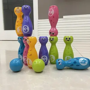 Fun Bowling Toy Set for Kids, Engaging Indoor Sports, Active Play & Parent-Child Interactive Interaction Game, Cartoon Characters Bowling Balls to Enhance Hand-Eye Coordination