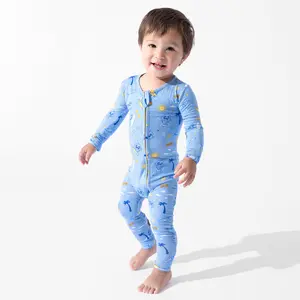 Baby Shark Surf Bamboo Convertible Footie