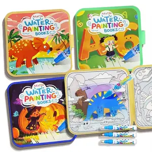 Kids Water Doodle Coloring Book  Paint with Water Activity, Travel Drawing Toy, Educational Art Supplies