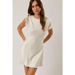 Soft Elegance Lace Mini Dress