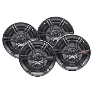 Crunch CS-653 300 Watts 6.5-Inch 3-Way 4 Ohms Car CS Speakers, Black, 2 Pair