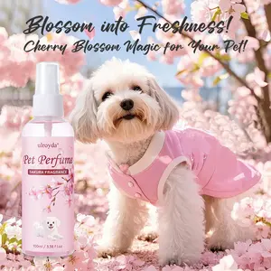 Viral Pet Essential Scented Spray🐾🌸 Sakura & Strawberry Pet Perfume 3.4 fl oz for Dogs & Cats