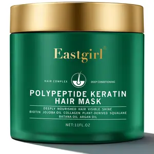 Collagen Hair Mask, 11 fl oz – 4-Protein Repair Formula with Moroccan Oil for Dry, Damaged Hair