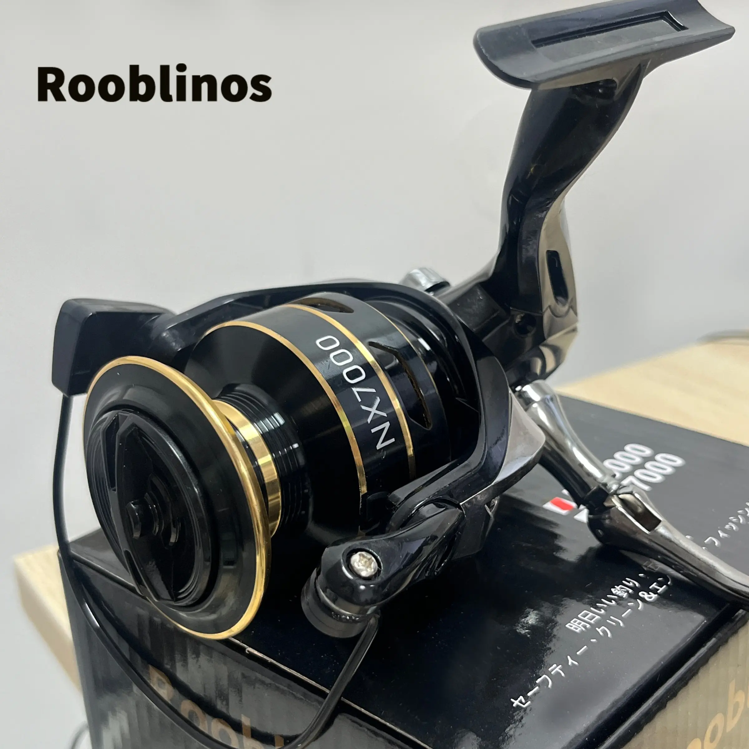 Rooblinos Spinning Fishing Reel, Fishing Equipment, Fishing Supplies, 8KG  Max Drag, Powerful Saltwater Freshwater, Lightweight Aluminum Body,  Stainless Steel Spindle, Large Gear Disc, Smooth Long Casting,  Anti-Corrosion, EVA Handle, Durable Stable -