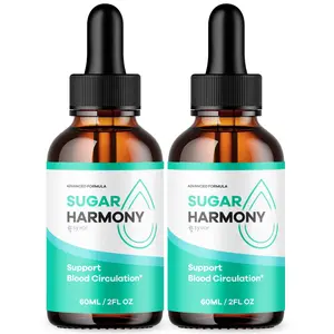 (2 Pack) Sugar Harmony Blood Support Drops Advanced Vitamin Formula 60 Servings