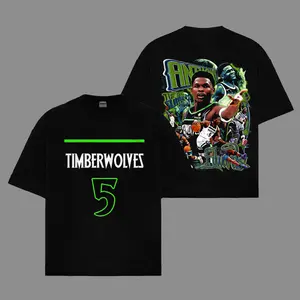 [Go-Sports] 'Ant-Man' Anthony Edwards For Wolves Nation Premium Cotton T-Shirt (Made In US), Ant-Man Hoop Fans Shirt, Game Day Outfits, Gift For Wolves Basketball Fans, Basketball Graphic Tee