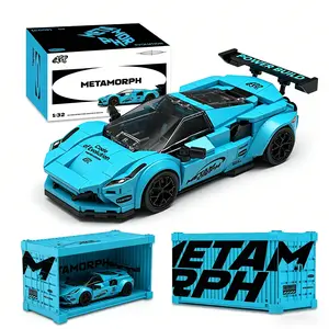 F80 V8 Tribute Supercar Building Kit, 362pcs Collectible Race Brick Cars with Display Case, Compatible with Speed Champions,  Model Car Blocks Set Toy for kids 8+ tiktokshopspringglowup