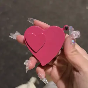 Cool No Gas Lighters,Love Shape Red FlameWindproof Lighters,Jet Flame Adjustable FlameRefillable Butane for Girls Men Friends Gifts