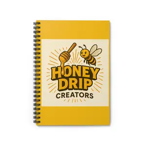 Honey Drip Creators Spiral Notebook | Ruled Line