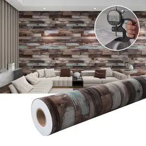 1 Roll Vintage Brick Pattern Wallpaper – Self-Adhesive Brick Wall Décor Sticker for Walls, Easy to Remove, Durable Vinyl Material, Waterproof, Realistic Textured Design, Perfect for Home Décor and Wall Decoration