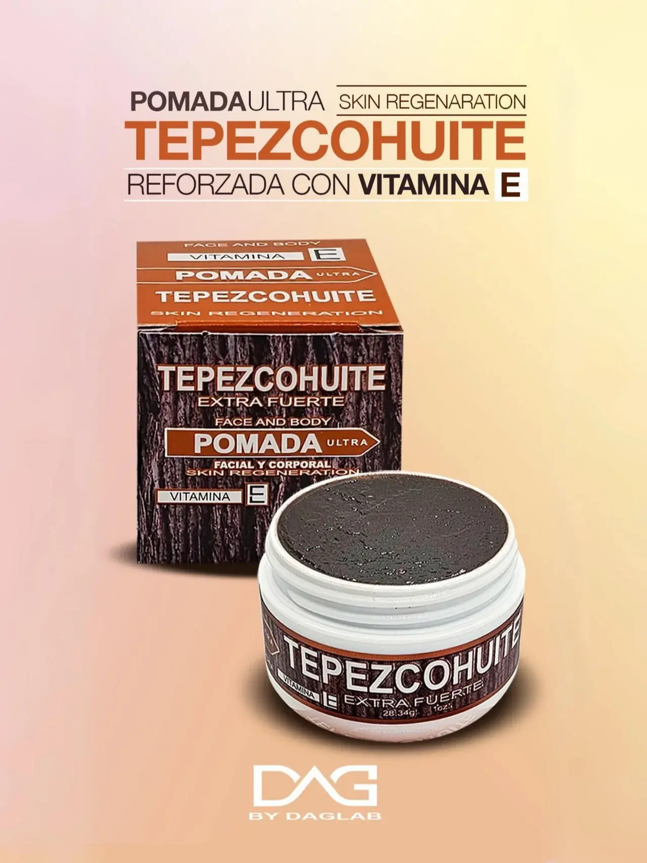 Dag by Daglab Pomada Ultra Tepezcohuite face and body cream