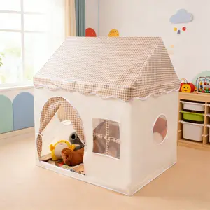 Kids' Toy Castle | Floral Play Tent | Secret Base & Sleep Tent | Outdoor Beach Toy | Unisex Holiday & Xmas/Halloween Gift | No Accessories | Playhouse Design