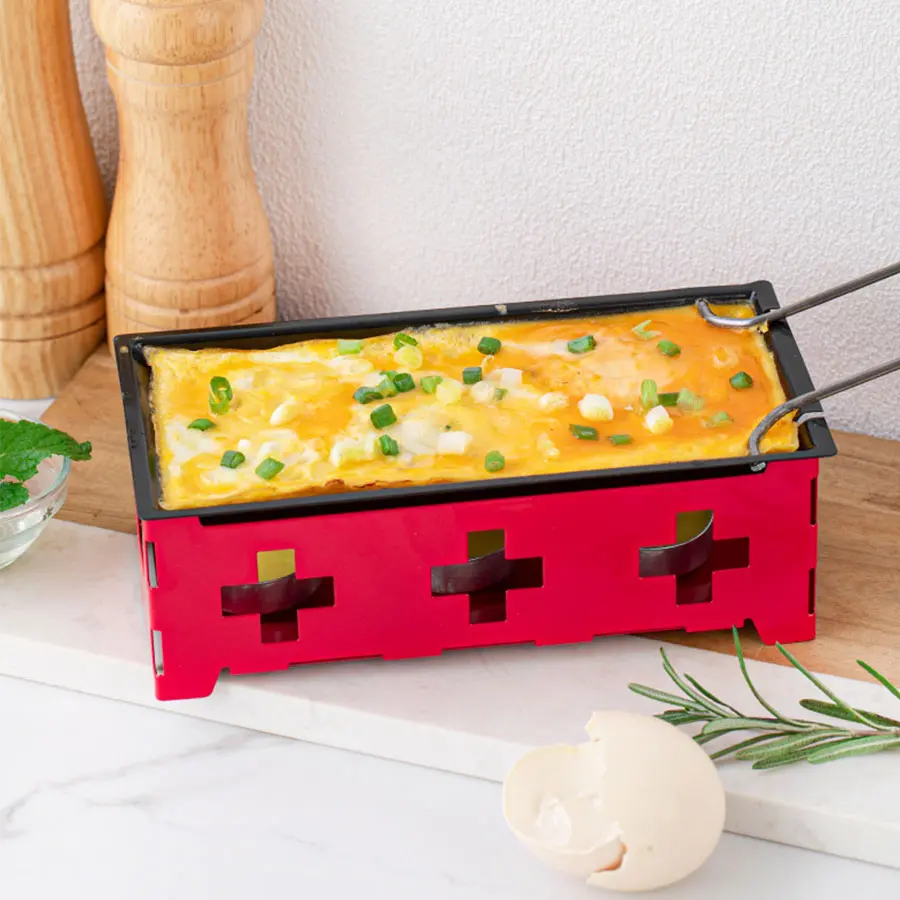 Portable Mini Cheese Grill Pan, Camping Cream Heater Plate, Western Cuisine Cheese Mini Oven Set, BBQ Tray, Travel-Friendly Design