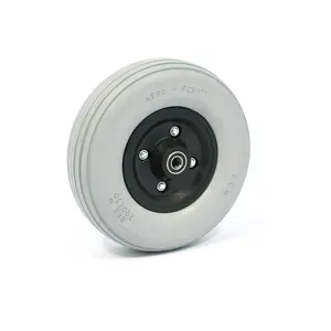 Invacare Semi-Pneumatic Wheelchair Caster Wheel 8" x 2-1/4" Durable Mobility Accessory