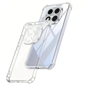 Transparent Shockproof Phone Case for Xiaomi Series, Military Grade Tpu Material, Air Cushion Design, Anti-Drop Protection