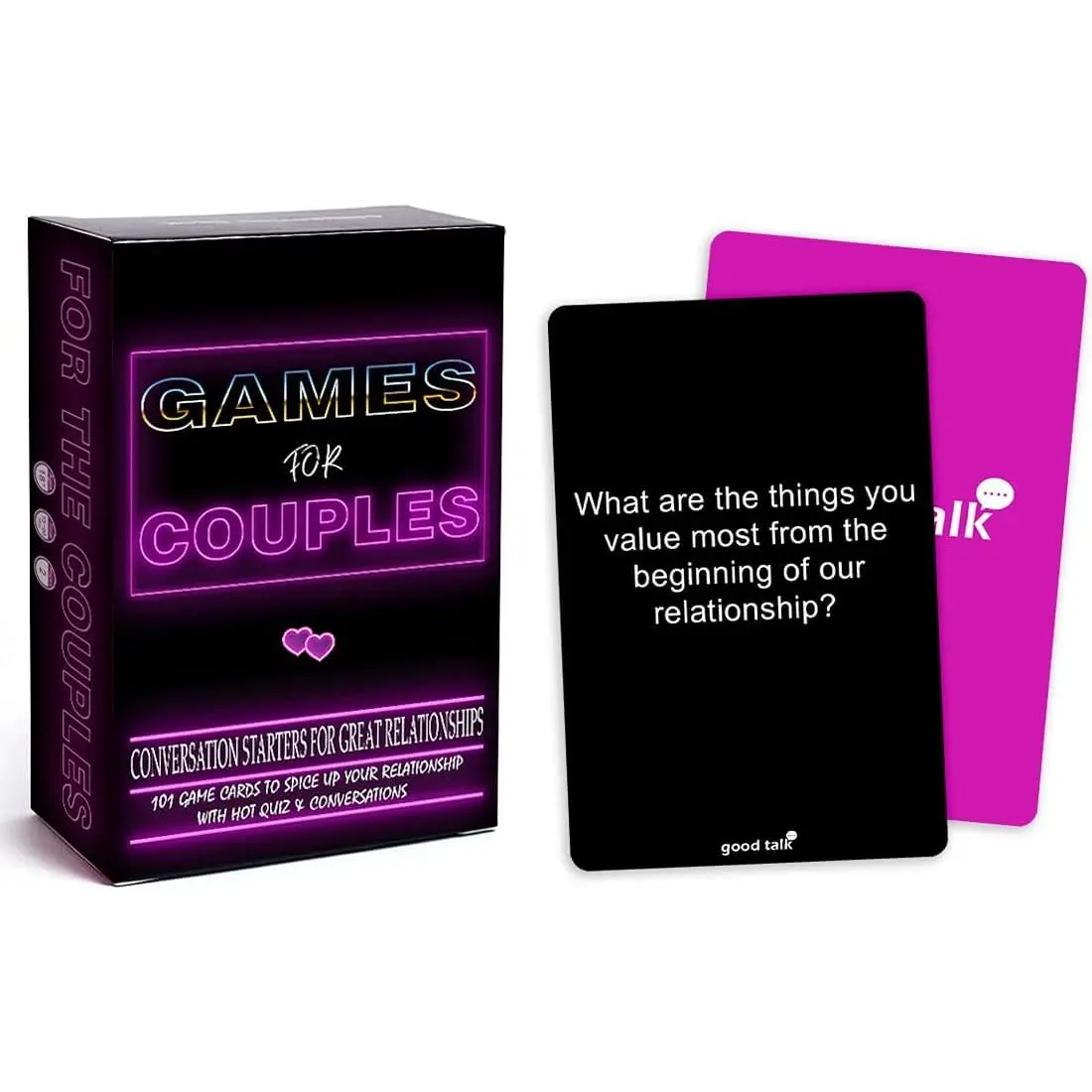 Valentines Day Gifts for Him Her, Couples Games, Conversation Starter Questions for Great Relationships - Fun Dating Cards Game, to Explore & Deepen Connections with Your Partner