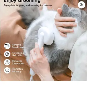 Cat brush for shedding pet hair