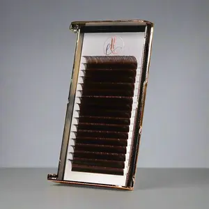 C & D Curl Cashmere Lash Extensions | 0.05 | Dark Brown