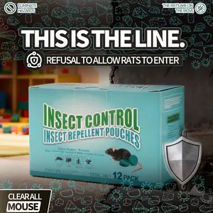 12-Pack Rodent Repellent Balls for Home Kitchen Effective Pest Control Solution