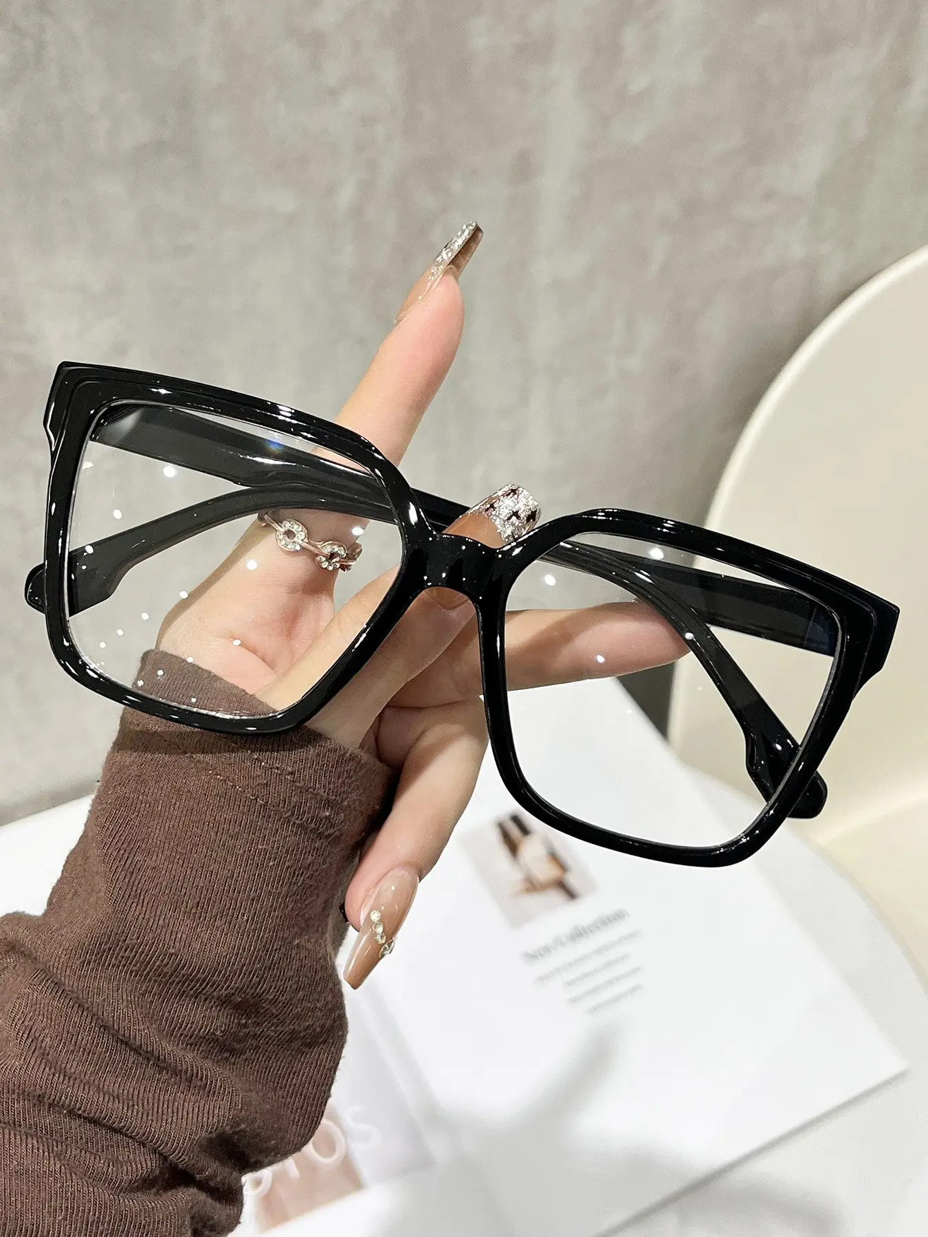 Fashionable Blue Light Blocking Glasses, Lightweight Durable Frame, Perfect for Work Study, Computer Phone Use, Casual Style, Lightweight Eyewear, Stylish Glasses