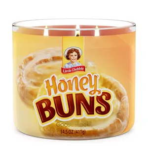Goose Creek 3-Wick Little Debbie Honey Buns Scented Jar Candle, 14.5oz.