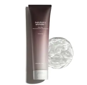 HARUHARU wonder Black Rice Moisture 5.5 Soft Cleansing Gel, Gentle Daily Cleanser, Low 5.5pH, Moisture Balance, Soap Free, For Sensitive Skin, Holiday Stocking Stuffer, Vegan, Cruelty-Free, 3.4 fl.oz
