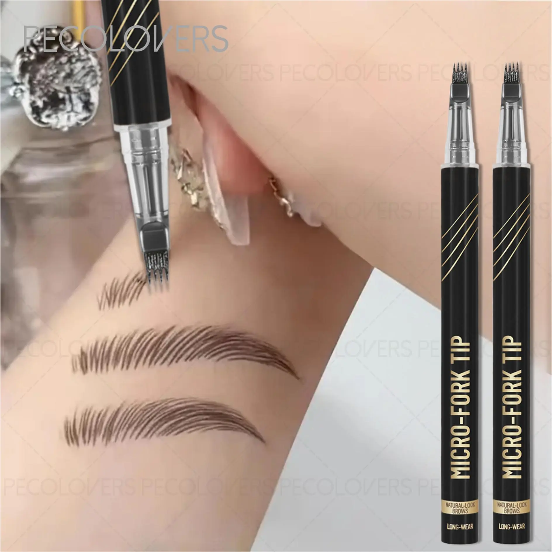 1PC Long-lasting & Fast Drying,Fast-Drying Long-Lasting Liquid Brow pencil with Smudge-Proof,Eyebrow Pencils,Cosmetic Eyebrow Pencil,Eyebrow Makeup,Daily Makeup Essential