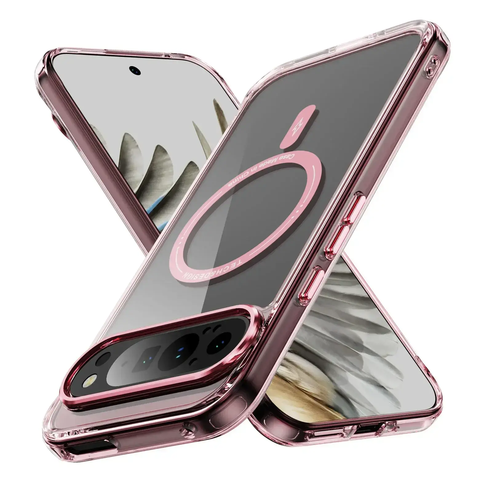 Case For Google Pixel 10 Pro XL Luxury Clear Protect Cover For Google Pixel 9 Pro XL 8Pro 9A 8A Magnetic Wireless Charge Case