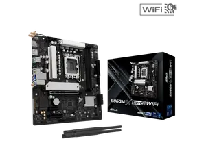ASRock B860M-X GEN5 WIFI LGA 1851 Intel B860 SATA 6Gb/s DDR5 Intel Core Ultra Micro ATX Motherboard